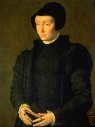 COXCIE, Michiel van Christina of Denmark fg oil painting